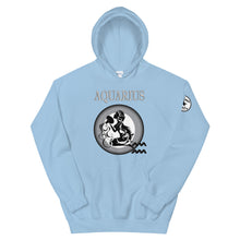 Load image into Gallery viewer, Aquarius w Unisex Hoodie