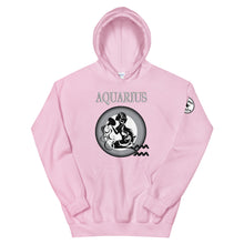 Load image into Gallery viewer, Aquarius w Unisex Hoodie