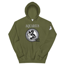 Load image into Gallery viewer, Aquarius w Unisex Hoodie