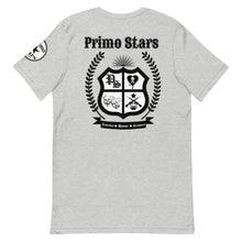 Load image into Gallery viewer, Primo Stars Crest Chest Short-Sleeve Unisex T-Shirt