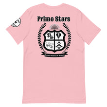 Load image into Gallery viewer, Primo Stars Crest Chest Short-Sleeve Unisex T-Shirt
