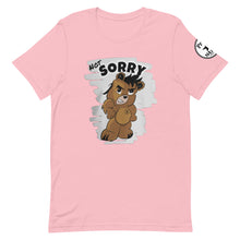 Load image into Gallery viewer, Not sorry logo bear Short-Sleeve Unisex T-Shirt