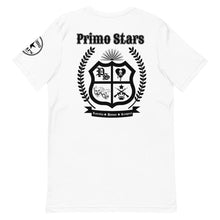 Load image into Gallery viewer, Primo Stars Crest Chest Short-Sleeve Unisex T-Shirt