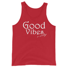 Load image into Gallery viewer, Good Vibes only W Unisex Tank Top