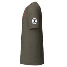 Load image into Gallery viewer, Skull Red Heart Drips chest Unisex t-shirt