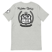 Load image into Gallery viewer, Primo Stars Clothing Company Front/ Crest Back BL Short-Sleeve Unisex T-Shirt