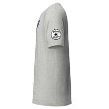 Load image into Gallery viewer, Skull navy heart drips chest Unisex t-shirt