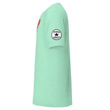 Load image into Gallery viewer, Skull Red Heart Drips chest Unisex t-shirt