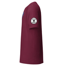 Load image into Gallery viewer, Skull navy heart drips chest Unisex t-shirt