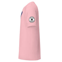 Load image into Gallery viewer, Skull navy heart drips chest Unisex t-shirt