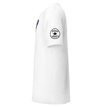 Load image into Gallery viewer, Skull navy heart drips chest Unisex t-shirt