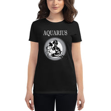 Load image into Gallery viewer, Aquarius Women's short sleeve t-shirt