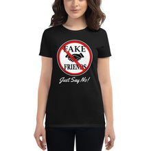 Load image into Gallery viewer, Fake Friends JSN WL Women's short sleeve t-shirt