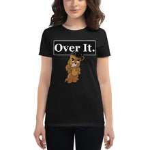 Load image into Gallery viewer, Over It. Logo bear Women's short sleeve t-shirt
