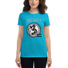 Load image into Gallery viewer, Aquarius Women's short sleeve t-shirt