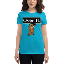 Load image into Gallery viewer, Over It. Logo bear Women's short sleeve t-shirt