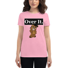Load image into Gallery viewer, Over It. Logo bear Women's short sleeve t-shirt