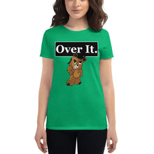 Load image into Gallery viewer, Over It. Logo bear Women's short sleeve t-shirt