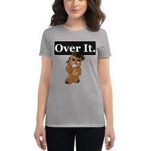 Load image into Gallery viewer, Over It. Logo bear Women's short sleeve t-shirt
