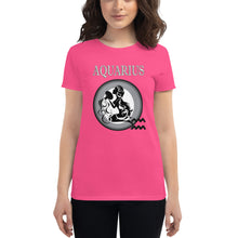 Load image into Gallery viewer, Aquarius Women's short sleeve t-shirt