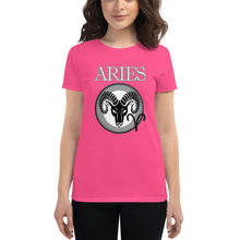 Load image into Gallery viewer, Aries Women's short sleeve t-shirt