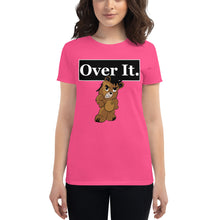 Load image into Gallery viewer, Over It. Logo bear Women's short sleeve t-shirt