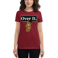 Load image into Gallery viewer, Over It. Logo bear Women's short sleeve t-shirt
