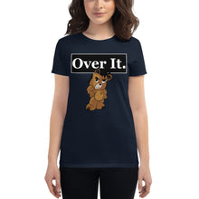 Load image into Gallery viewer, Over It. Logo bear Women's short sleeve t-shirt