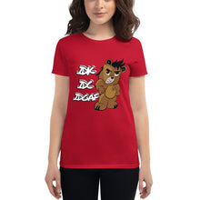 Load image into Gallery viewer, IDK IDC IDGAF Women's short sleeve t-shirt