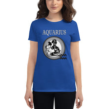 Load image into Gallery viewer, Aquarius Women's short sleeve t-shirt