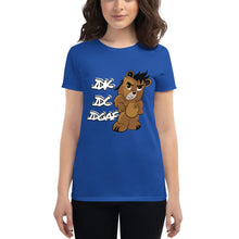 Load image into Gallery viewer, IDK IDC IDGAF Women's short sleeve t-shirt