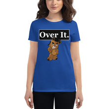 Load image into Gallery viewer, Over It. Logo bear Women's short sleeve t-shirt