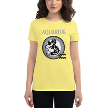 Load image into Gallery viewer, Aquarius Women's short sleeve t-shirt