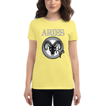 Load image into Gallery viewer, Aries Women's short sleeve t-shirt