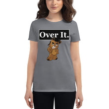 Load image into Gallery viewer, Over It. Logo bear Women's short sleeve t-shirt