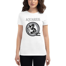 Load image into Gallery viewer, Aquarius Women's short sleeve t-shirt