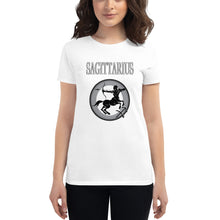 Load image into Gallery viewer, Sagittarius Women's short sleeve t-shirt