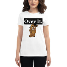 Load image into Gallery viewer, Over It. Logo bear Women's short sleeve t-shirt