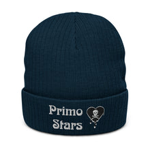 Load image into Gallery viewer, Primo Stars Skull Drips Ribbed knit beanie
