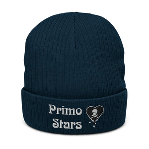 Primo Stars Skull Drips Ribbed knit beanie