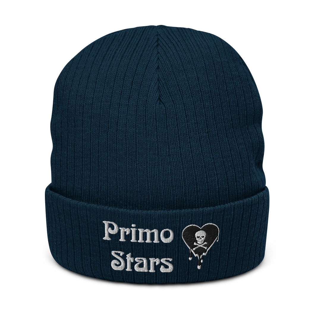 Primo Stars Skull Drips Ribbed knit beanie