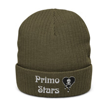 Load image into Gallery viewer, Primo Stars Skull Drips Ribbed knit beanie
