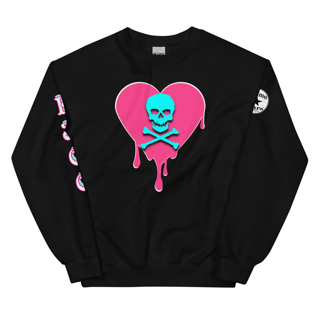 Skull Heart Drips PB Unisex Sweatshirt