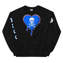 Load image into Gallery viewer, Skull Heart Drips RBR Unisex Sweatshirt
