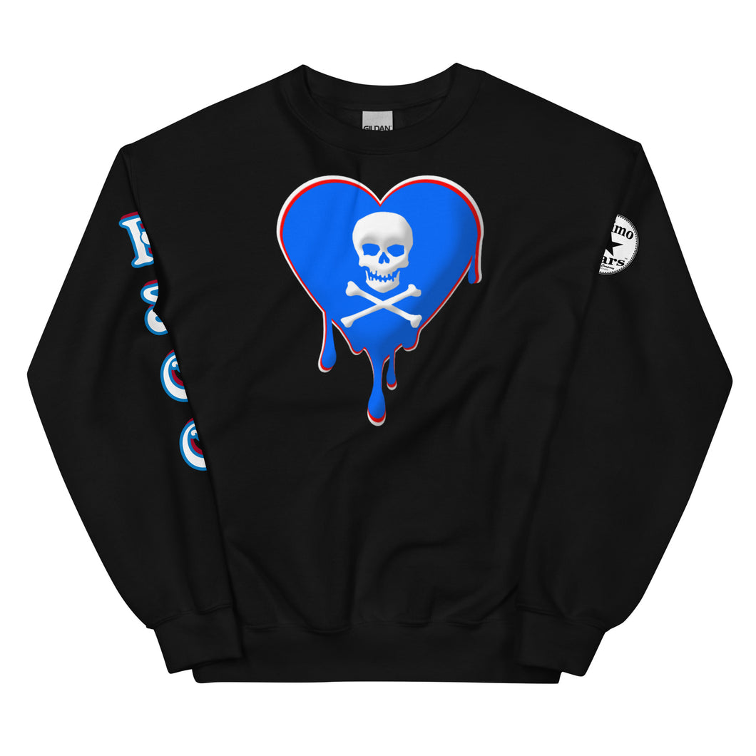 Skull Heart Drips RBR Unisex Sweatshirt