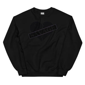 Broken Heart Savage Blackout Unisex Sweatshirt