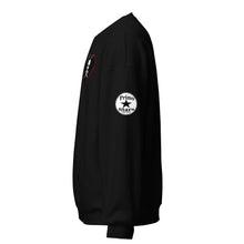 Load image into Gallery viewer, Black w/red Skullheart drips C Unisex Sweatshirt
