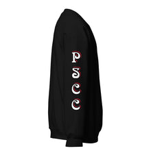 Load image into Gallery viewer, Black w/red Skullheart drips C Unisex Sweatshirt

