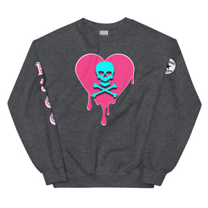 Skull Heart Drips PB Unisex Sweatshirt