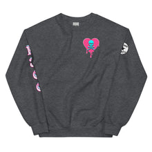 Load image into Gallery viewer, Skull heart drips PB Unisex Sweatshirt
